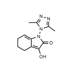 1-(3,5-Dimethyl-4H-1,2,4-triazol-4-yl)-3-hydroxy-1,4,5,6-tetrahydro-2H-indol-2-one|CS-0334097