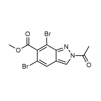Methyl 2-acetyl-5,7-dibromo-2H-indazole-6-carboxylate|CS-0334147