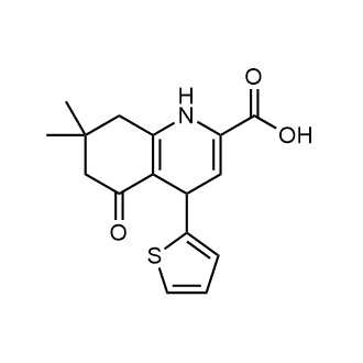 7,7-Dimethyl-5-oxo-4-(thiophen-2-yl)-1,4,5,6,7,8-hexahydroquinoline-2-carboxylic acid|CS-0334298