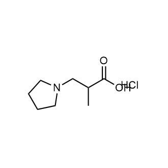 2-Methyl-3-(pyrrolidin-1-yl)propanoic acid hydrochloride|CS-0334325
