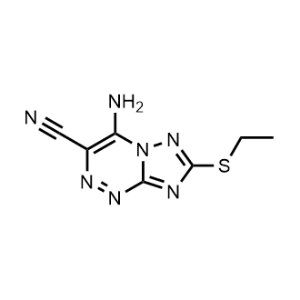 4-Amino-7-(ethylthio)-[1,2,4]triazolo[5,1-c][1,2,4]triazine-3-carbonitrile|CS-0334337