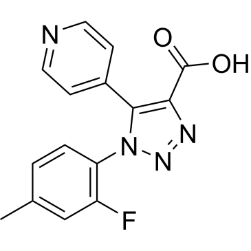 1-(2-Fluoro-4-methylphenyl)-5-(pyridin-4-yl)-1H-1,2,3-triazole-4-carboxylic acid|CS-0334363