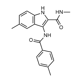 N,5-dimethyl-3-(4-methylbenzamido)-1H-indole-2-carboxamide|CS-0334369