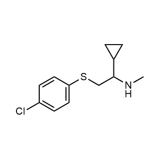 2-((4-Chlorophenyl)thio)-1-cyclopropyl-N-methylethan-1-amine|CS-0334408