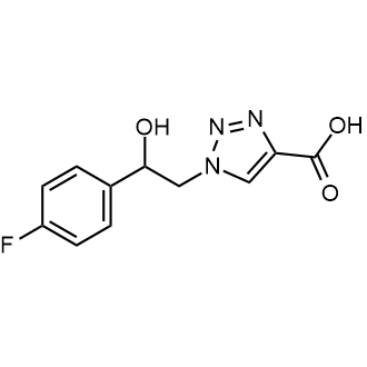 1-(2-(4-Fluorophenyl)-2-hydroxyethyl)-1H-1,2,3-triazole-4-carboxylic acid|CS-0334415