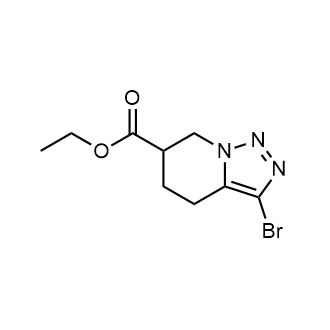 Ethyl 3-bromo-4,5,6,7-tetrahydro-[1,2,3]triazolo[1,5-a]pyridine-6-carboxylate|CS-0334597