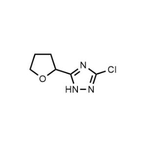 3-Chloro-5-(tetrahydrofuran-2-yl)-1H-1,2,4-triazole|CS-0334775