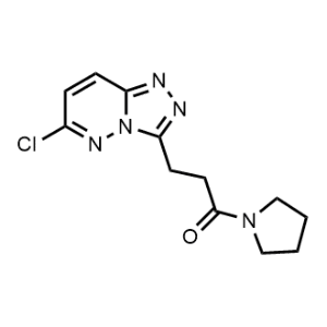 3-(6-Chloro-[1,2,4]triazolo[4,3-b]pyridazin-3-yl)-1-(pyrrolidin-1-yl)propan-1-one|CS-0335064