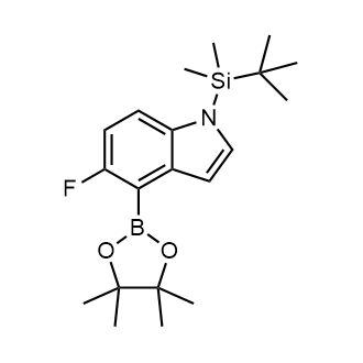 1-(Tert-butyldimethylsilyl)-5-fluoro-4-(4,4,5,5-tetramethyl-1,3,2-dioxaborolan-2-yl)-1H-indole|CS-0335248