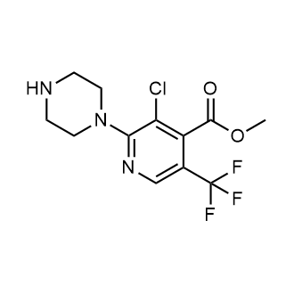 Methyl 3-chloro-2-(piperazin-1-yl)-5-(trifluoromethyl)isonicotinate|CS-0335249