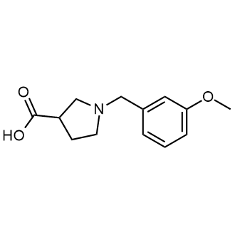 1-(3-Methoxybenzyl)pyrrolidine-3-carboxylic acid|CS-0335447
