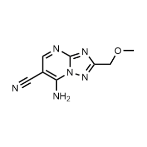 7-Amino-2-(methoxymethyl)-[1,2,4]triazolo[1,5-a]pyrimidine-6-carbonitrile|CS-0335614