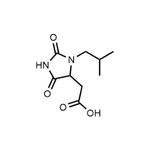 2-(3-Isobutyl-2,5-dioxoimidazolidin-4-yl)acetic acid|CS-0335634