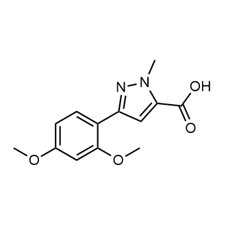 3-(2,4-Dimethoxyphenyl)-1-methyl-1H-pyrazole-5-carboxylic acid|CS-0335644
