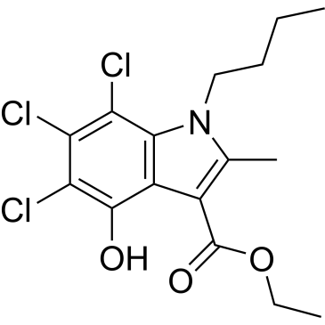 Ethyl 1-butyl-5,6,7-trichloro-4-hydroxy-2-methyl-1H-indole-3-carboxylate|CS-0335988