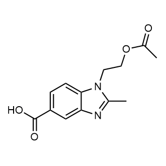 1-(2-Acetoxyethyl)-2-methyl-1H-benzo[d]imidazole-5-carboxylic acid|CS-0336053