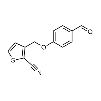 3-((4-Formylphenoxy)methyl)thiophene-2-carbonitrile|CS-0336169