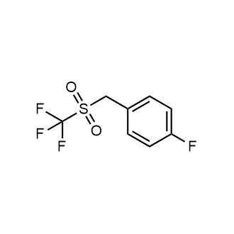 1-Fluoro-4-(((trifluoromethyl)sulfonyl)methyl)benzene|CS-0336267