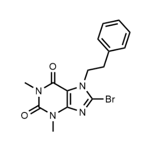8-Bromo-1,3-dimethyl-7-phenethyl-3,7-dihydro-1H-purine-2,6-dione|CS-0336329