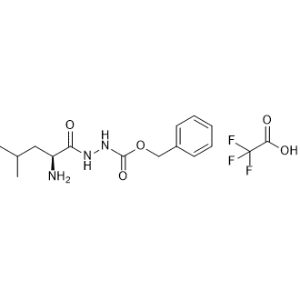 Benzyl 2-(L-leucyl)hydrazine-1-carboxylate 2,2,2-trifluoroacetate|CS-0336611