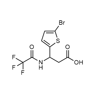 3-(5-Bromothiophen-2-yl)-3-(2,2,2-trifluoroacetamido)propanoic acid|CS-0336633