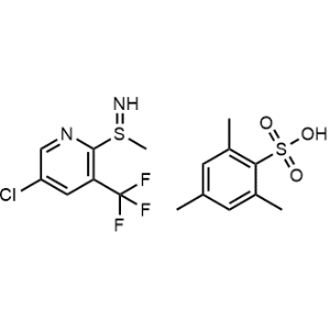 (5-Chloro-3-(trifluoromethyl)pyridin-2-yl)(methyl)-λ4-sulfanimine 2,4,6-trimethylbenzenesulfonate|CS-0336820