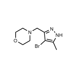 4-((4-Bromo-5-methyl-1H-pyrazol-3-yl)methyl)morpholine|CS-0336899