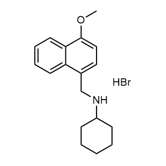 N-((4-methoxynaphthalen-1-yl)methyl)cyclohexanamine hydrobromide|CS-0336985