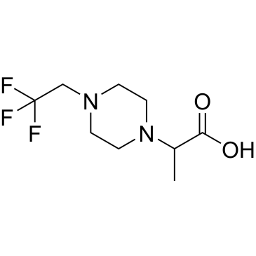 2-(4-(2,2,2-Trifluoroethyl)piperazin-1-yl)propanoic acid|CS-0337198