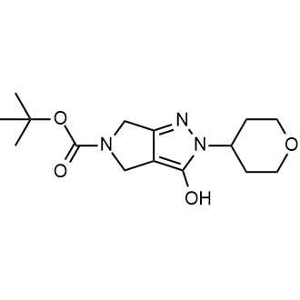 Tert-butyl 3-hydroxy-2-(tetrahydro-2H-pyran-4-yl)-2,6-dihydropyrrolo[3,4-c]pyrazole-5(4H)-carboxylate|CS-0337258