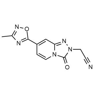 2-(7-(3-Methyl-1,2,4-oxadiazol-5-yl)-3-oxo-[1,2,4]triazolo[4,3-a]pyridin-2(3H)-yl)acetonitrile|CS-0337427