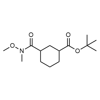 Tert-butyl 3-(methoxy(methyl)carbamoyl)cyclohexane-1-carboxylate|CS-0337443