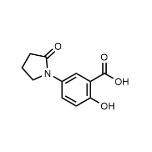 2-Hydroxy-5-(2-oxopyrrolidin-1-yl)benzoic acid|CS-0337544