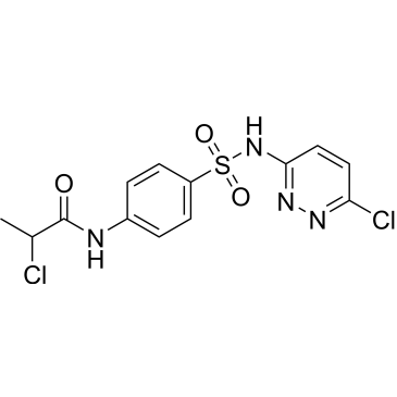 2-Chloro-N-(4-(N-(6-chloropyridazin-3-yl)sulfamoyl)phenyl)propanamide|CS-0337587