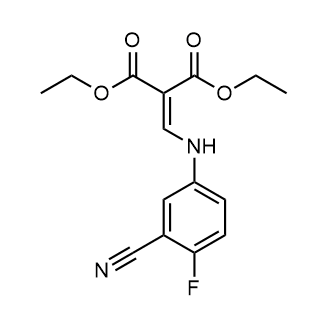 Diethyl 2-(((3-cyano-4-fluorophenyl)amino)methylene)malonate|CS-0337706