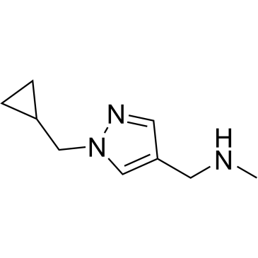 1-(1-(Cyclopropylmethyl)-1H-pyrazol-4-yl)-N-methylmethanamine|CS-0337755
