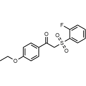 1-(4-Ethoxyphenyl)-2-((2-fluorophenyl)sulfonyl)ethan-1-one|CS-0337835