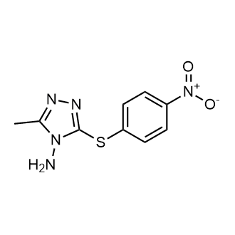 3-Methyl-5-((4-nitrophenyl)thio)-4H-1,2,4-triazol-4-amine|CS-0337879