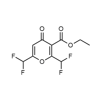 Ethyl 2,6-bis(difluoromethyl)-4-oxo-4H-pyran-3-carboxylate|CS-0337924