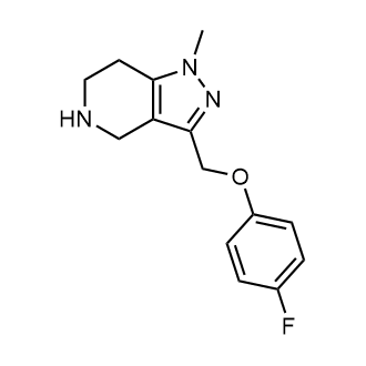 3-((4-Fluorophenoxy)methyl)-1-methyl-4,5,6,7-tetrahydro-1H-pyrazolo[4,3-c]pyridine|CS-0337936