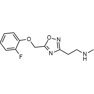 2-(5-((2-Fluorophenoxy)methyl)-1,2,4-oxadiazol-3-yl)-N-methylethan-1-amine|CS-0337949