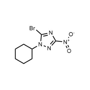 5-Bromo-1-cyclohexyl-3-nitro-1H-1,2,4-triazole|CS-0338341