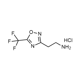 2-(5-(Trifluoromethyl)-1,2,4-oxadiazol-3-yl)ethan-1-amine hydrochloride|CS-0338347