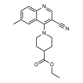 Ethyl 1-(3-cyano-6-methylquinolin-4-yl)piperidine-4-carboxylate|CS-0338355