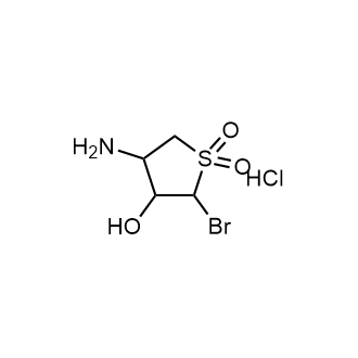 4-Amino-2-bromo-3-hydroxytetrahydrothiophene 1,1-dioxide hydrochloride|CS-0338404