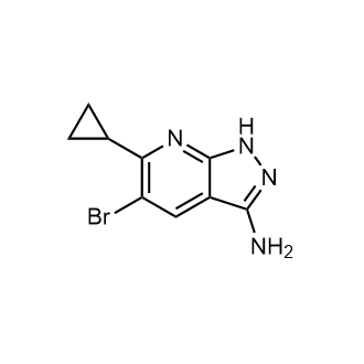 5-Bromo-6-cyclopropyl-1H-pyrazolo[3,4-b]pyridin-3-amine|CS-0338569