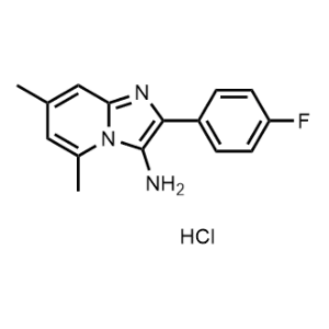 2-(4-Fluorophenyl)-5,7-dimethylimidazo[1,2-a]pyridin-3-amine hydrochloride|CS-0338629