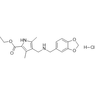 Ethyl 4-(((benzo[d][1,3]dioxol-5-ylmethyl)amino)methyl)-3,5-dimethyl-1H-pyrrole-2-carboxylate hydrochloride|CS-0338954
