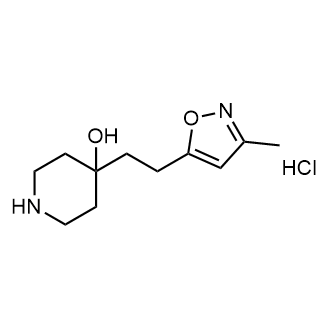 4-(2-(3-Methylisoxazol-5-yl)ethyl)piperidin-4-ol hydrochloride|CS-0338960