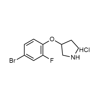 3-(4-Bromo-2-fluorophenoxy)pyrrolidine hydrochloride|CS-0338965